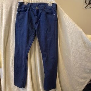 NWOT MENS 33X30 LEVI’S 513 DARK BLUE